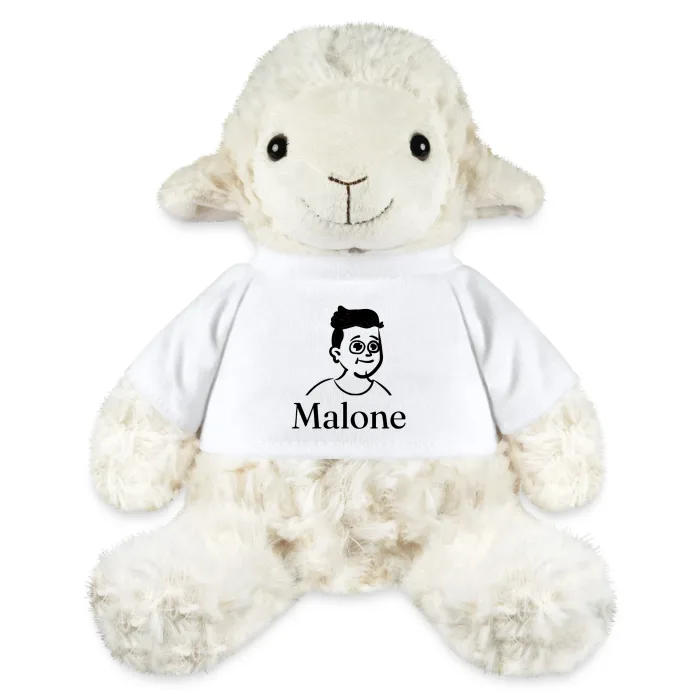 Peluche mouton personnalisée au prénom Malone
