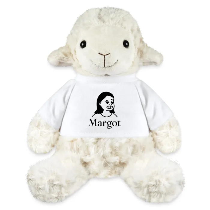 Peluche mouton personnalisée au prénom Margot