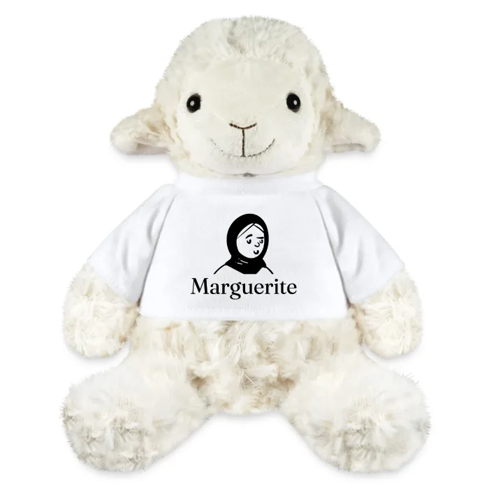 Peluche mouton personnalisée au prénom Marguerite