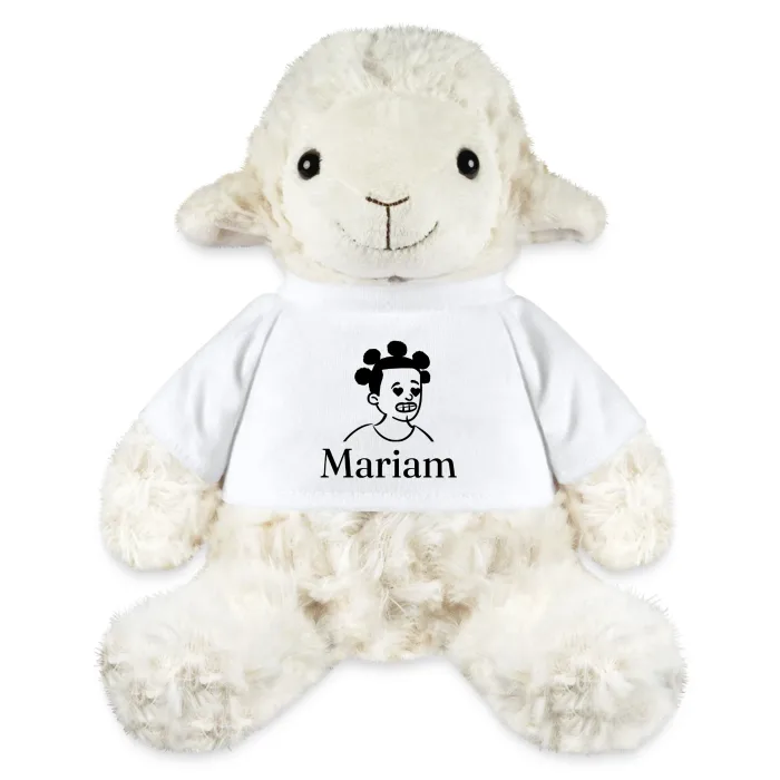 Peluche mouton personnalisée au prénom Mariam