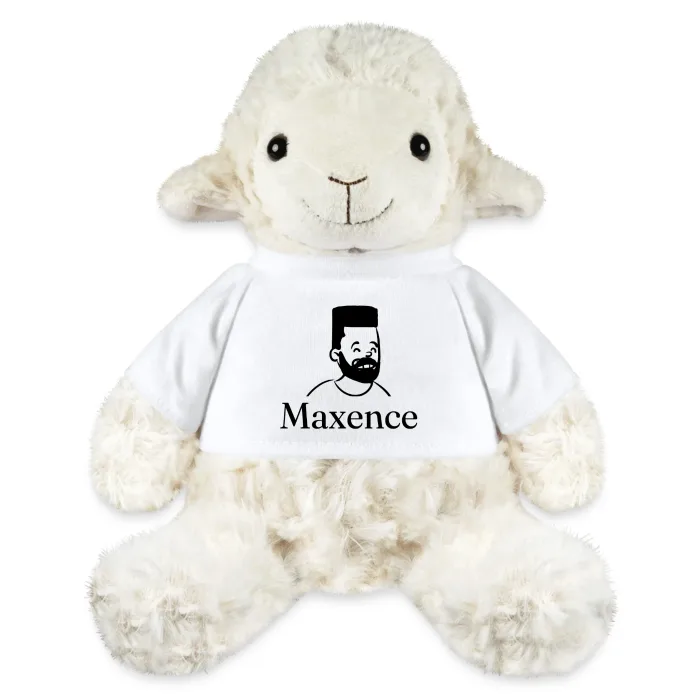 Peluche mouton personnalisée au prénom Maxence