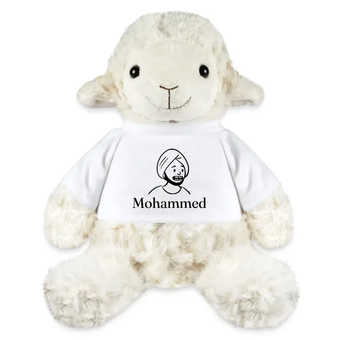 Peluche mouton personnalisée au prénom Mohammed