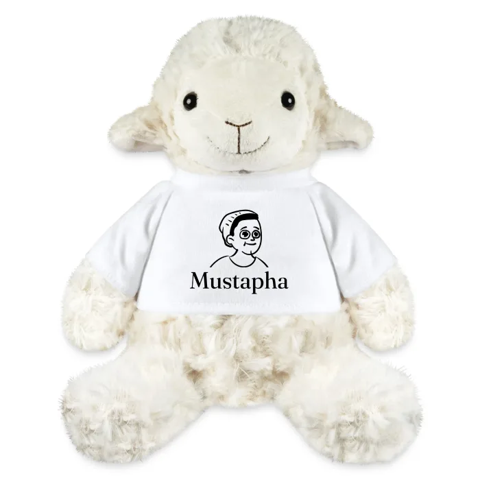 Peluche mouton personnalisée au prénom Mustapha
