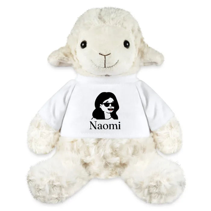 Peluche mouton personnalisée au prénom Naomi