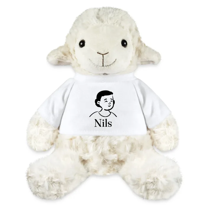 Peluche mouton personnalisée au prénom Nils