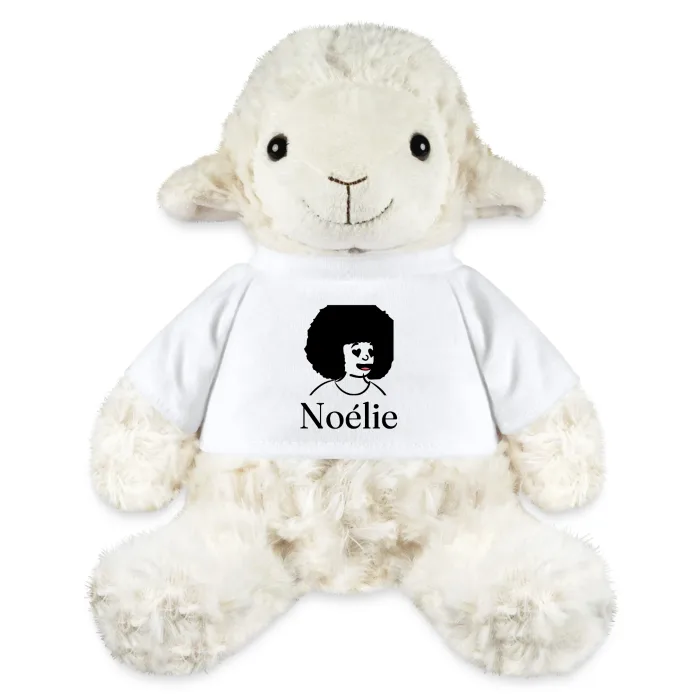 Peluche mouton personnalisée au prénom Noélie
