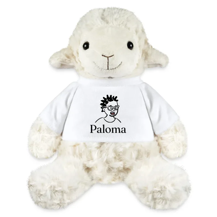 Peluche mouton personnalisée au prénom Paloma