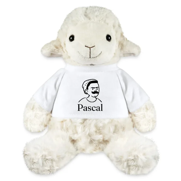 Peluche mouton personnalisée au prénom Pascal