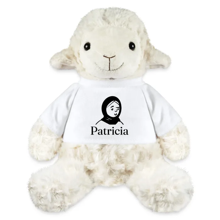 Peluche mouton personnalisée au prénom Patricia