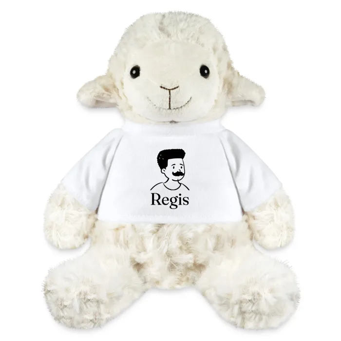 Peluche mouton personnalisée au prénom Regis