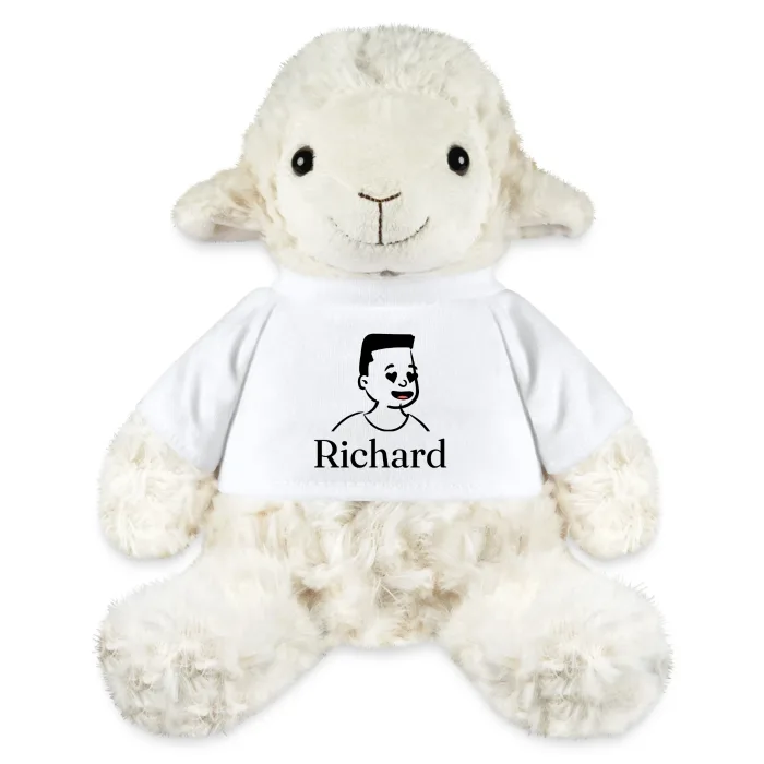 Peluche mouton personnalisée au prénom Richard