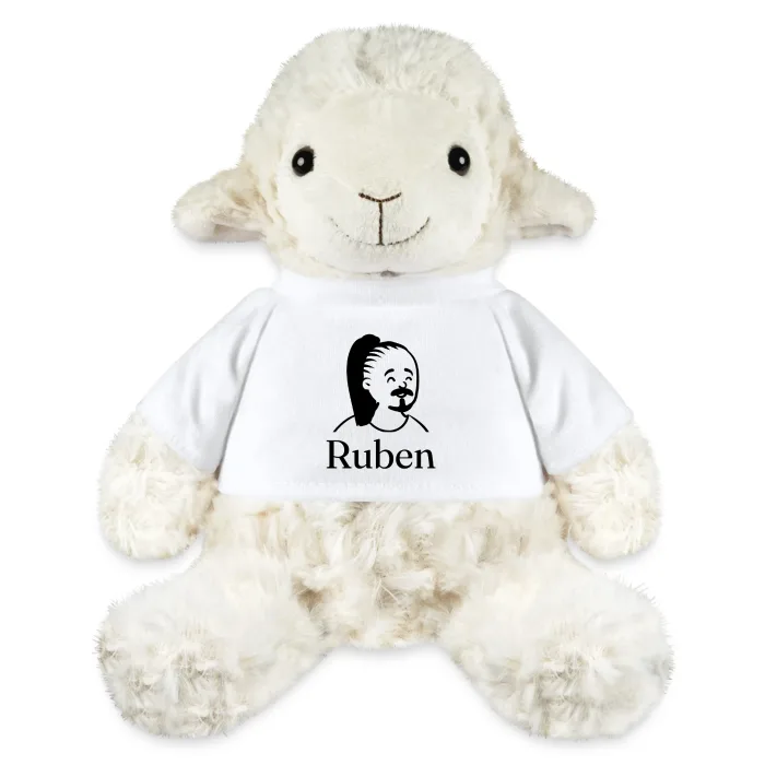 Peluche mouton personnalisée au prénom Ruben