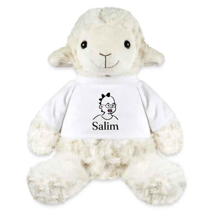 Peluche mouton personnalisée au prénom Salim