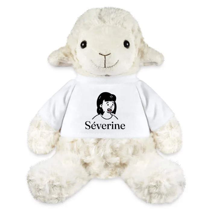 Peluche mouton personnalisée au prénom Séverine