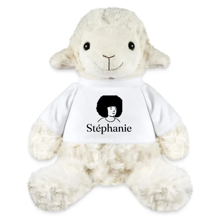Peluche mouton personnalisée au prénom Stéphanie