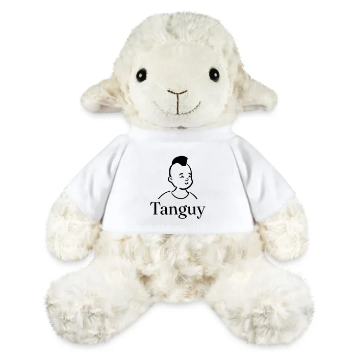 Peluche mouton personnalisée au prénom Tanguy
