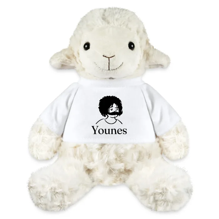 Peluche mouton personnalisée au prénom Younes