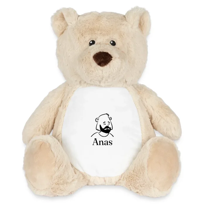Peluche ourson personnalisée au prénom Anas