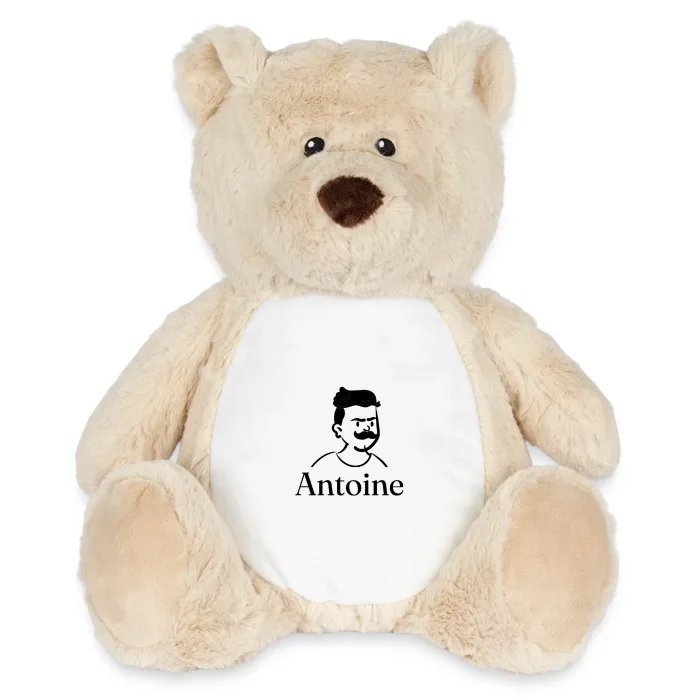 Peluche ourson personnalisée au prénom Antoine
