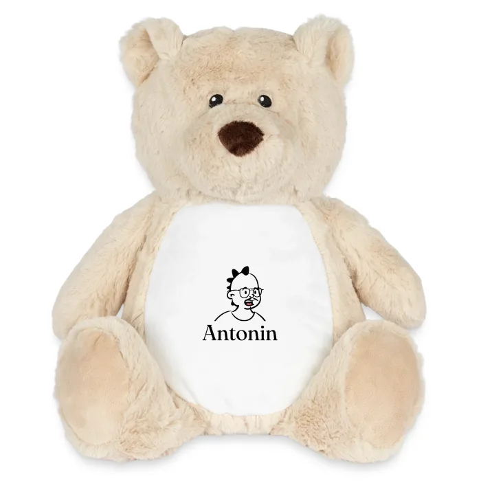 Peluche ourson personnalisée au prénom Antonin