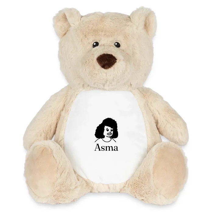 Peluche ourson personnalisée au prénom Asma