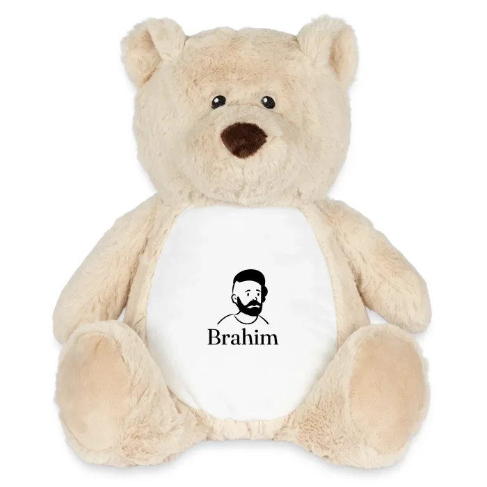 Peluche ourson personnalisée au prénom Brahim
