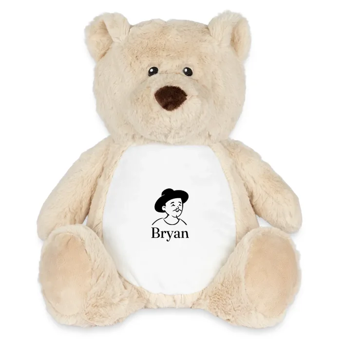 Peluche ourson personnalisée au prénom Bryan