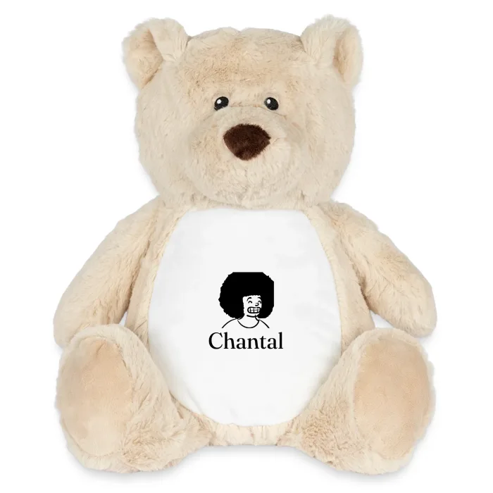 Peluche ourson personnalisée au prénom Chantal