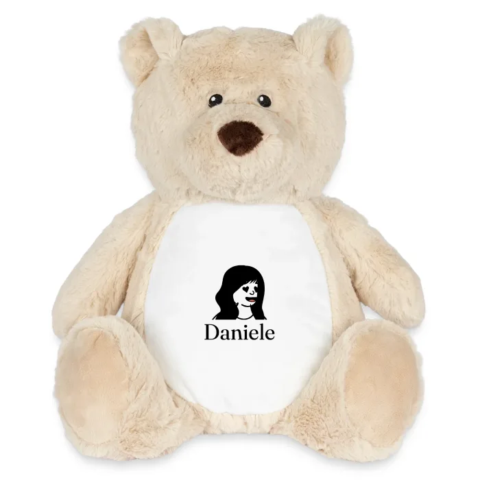 Peluche ourson personnalisée au prénom Daniele