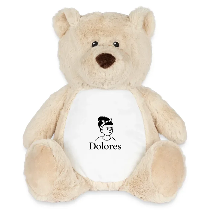 Peluche ourson personnalisée au prénom Dolores