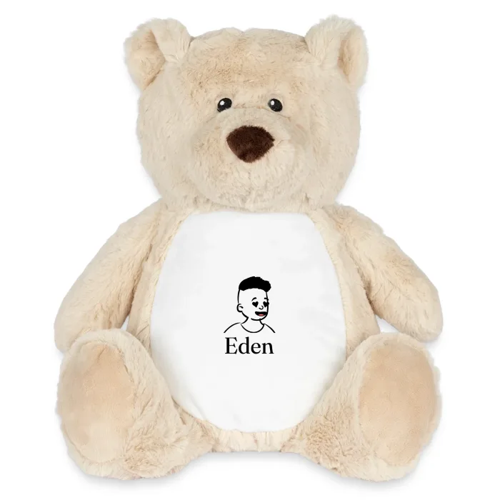 Peluche ourson personnalisée au prénom Eden