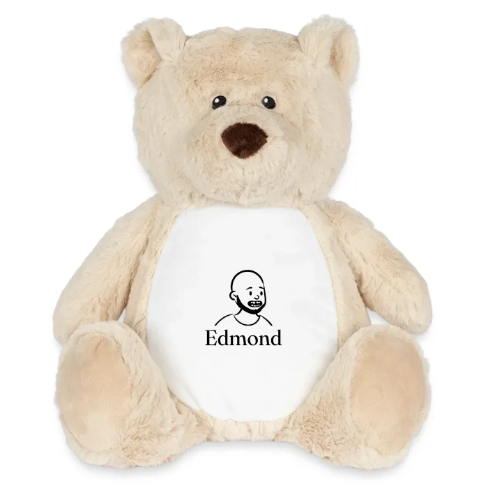 Peluche ourson personnalisée au prénom Edmond