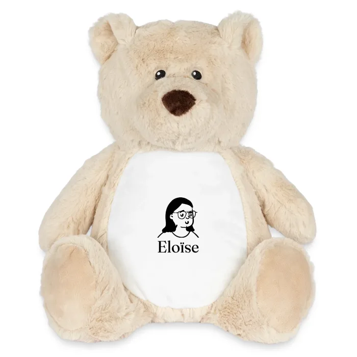 Peluche ourson personnalisée au prénom Eloïse