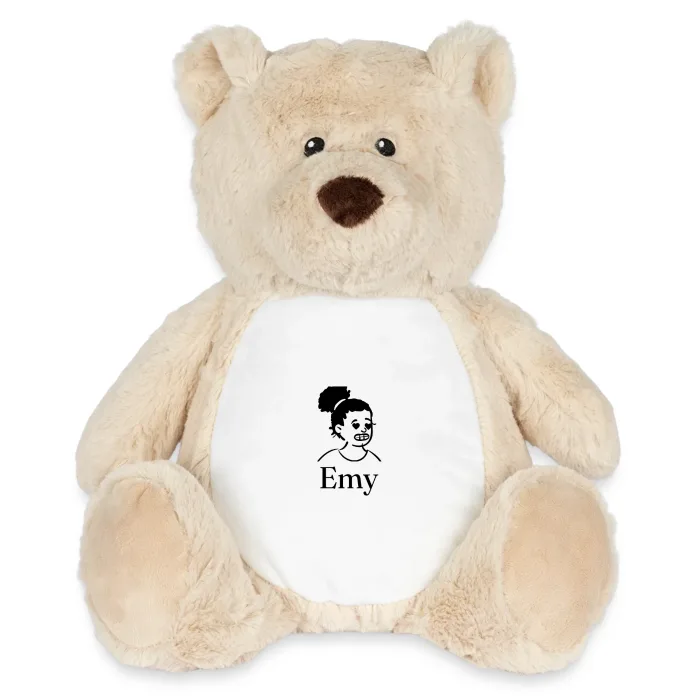 Peluche ourson personnalisée au prénom Emy