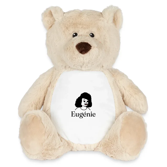 Peluche ourson personnalisée au prénom Eugénie