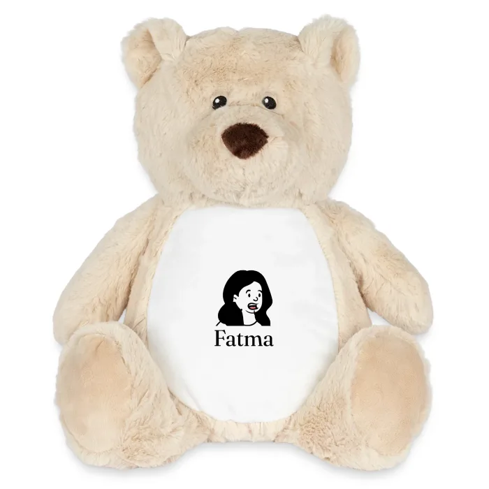 Peluche ourson personnalisée au prénom Fatma