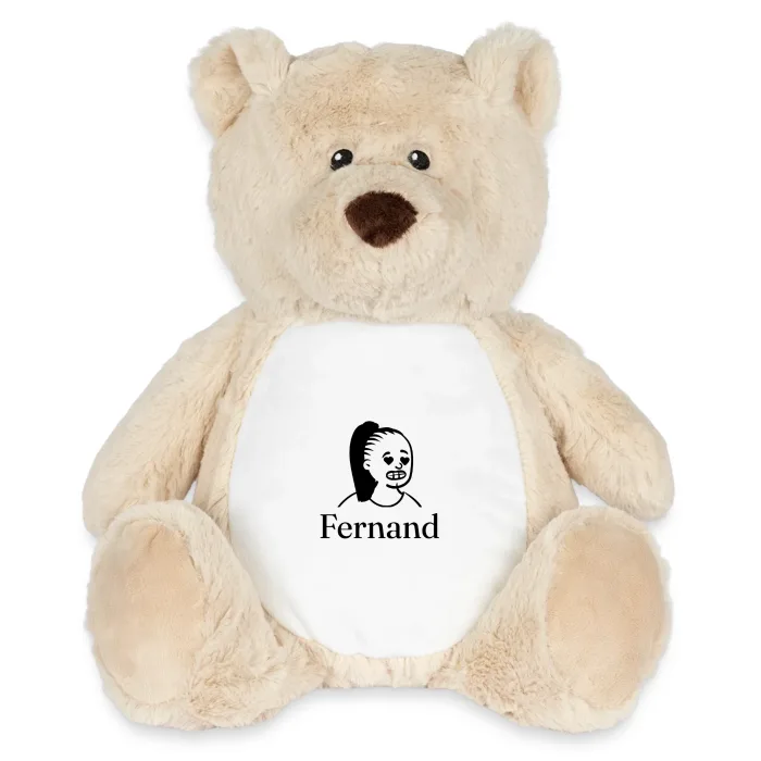Peluche ourson personnalisée au prénom Fernand