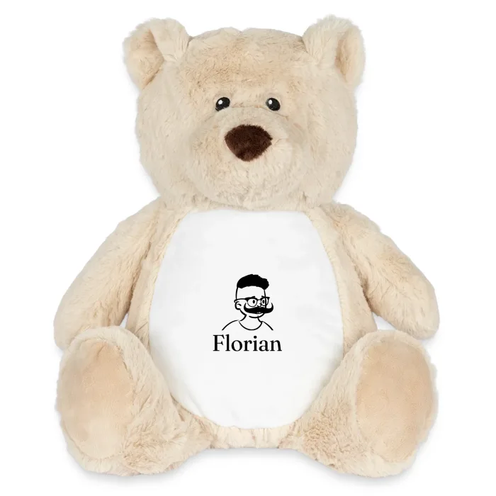 Peluche ourson personnalisée au prénom Florian