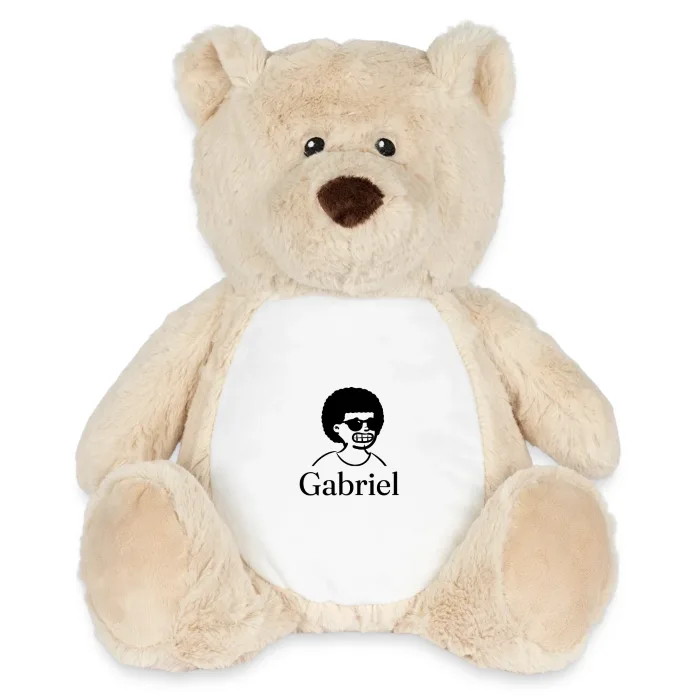 Peluche ourson personnalisée au prénom Gabriel