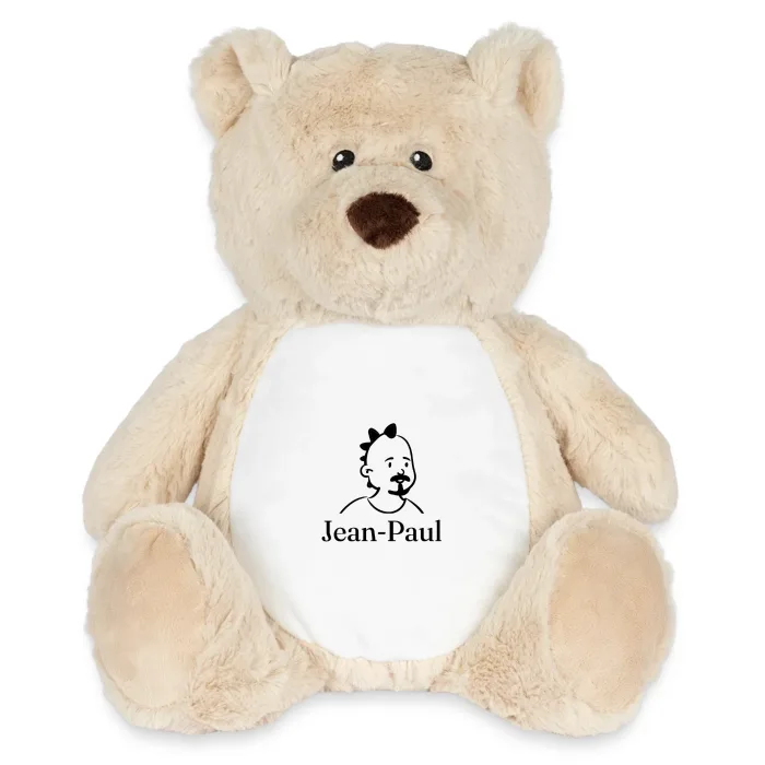 Peluche ourson personnalisée au prénom Jean-Paul