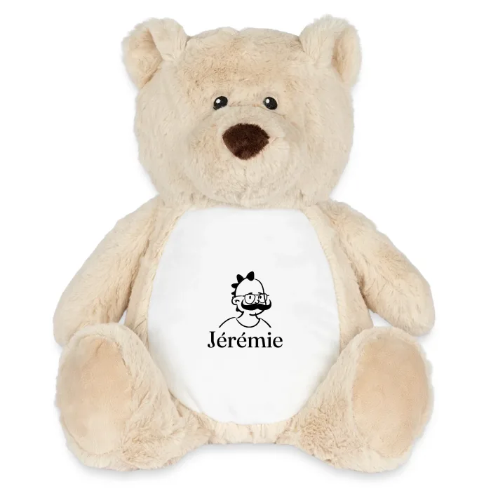 Peluche ourson personnalisée au prénom Jérémie
