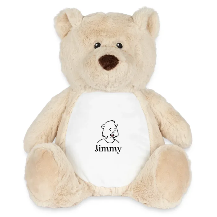 Peluche ourson personnalisée au prénom Jimmy