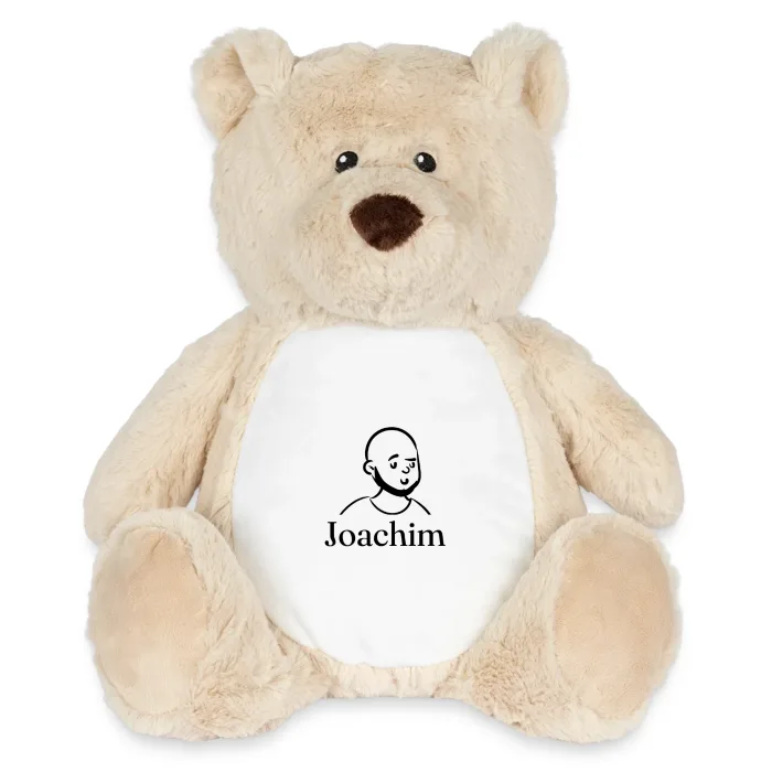 Peluche ourson personnalisée au prénom Joachim