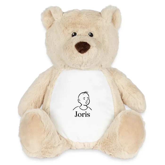Peluche ourson personnalisée au prénom Joris