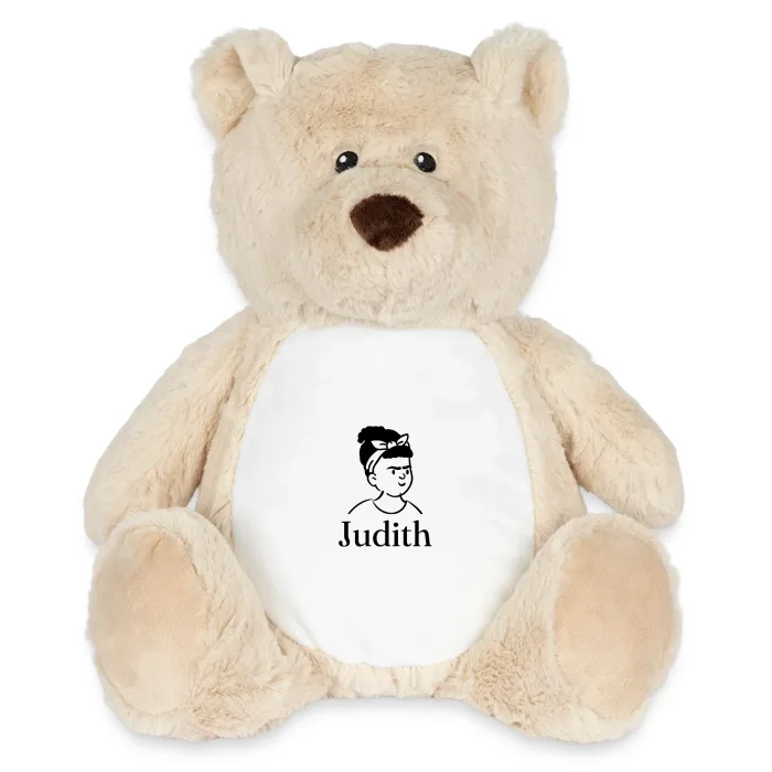 Peluche ourson personnalisée au prénom Judith