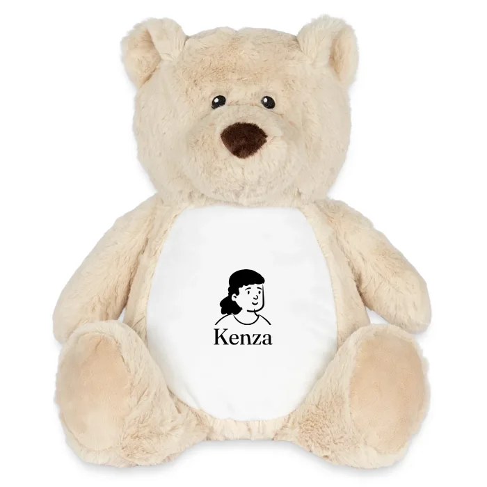 Peluche ourson personnalisée au prénom Kenza