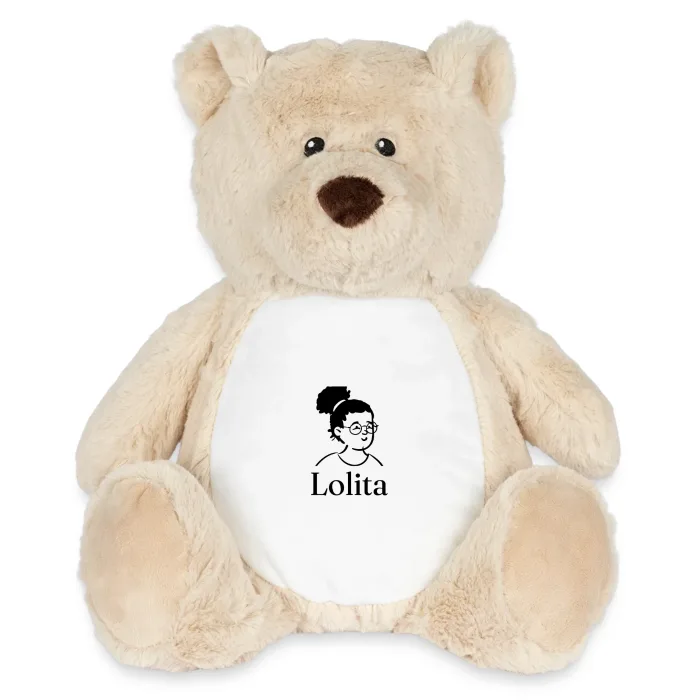 Peluche ourson personnalisée au prénom Lolita