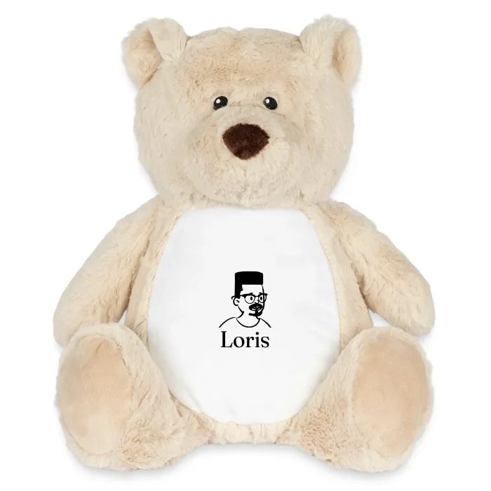 Peluche ourson personnalisée au prénom Loris