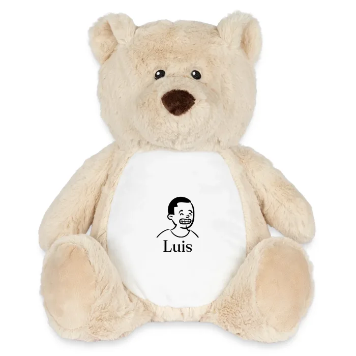 Peluche ourson personnalisée au prénom Luis