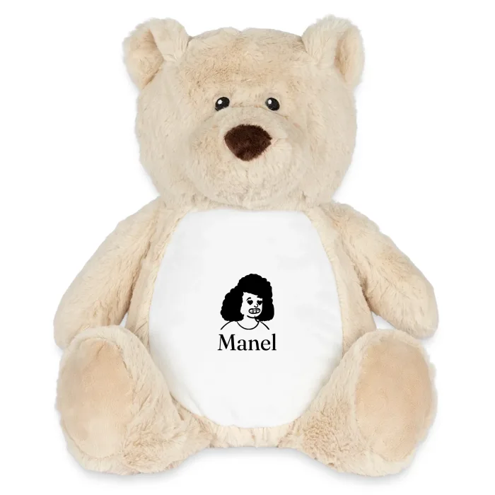 Peluche ourson personnalisée au prénom Manel